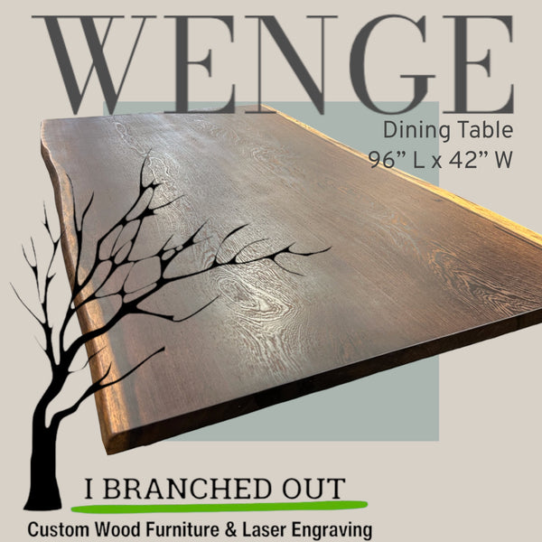 Wondrous Wenge Dining Table - 8’