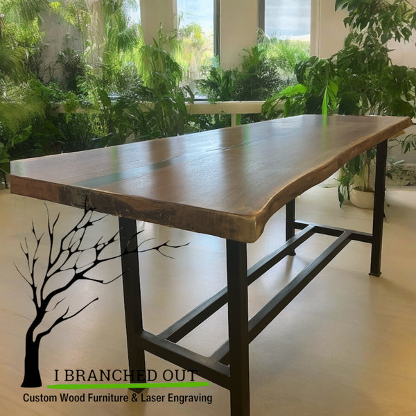 Monsterous Walnut High Top Table/Bar   - 9.25’