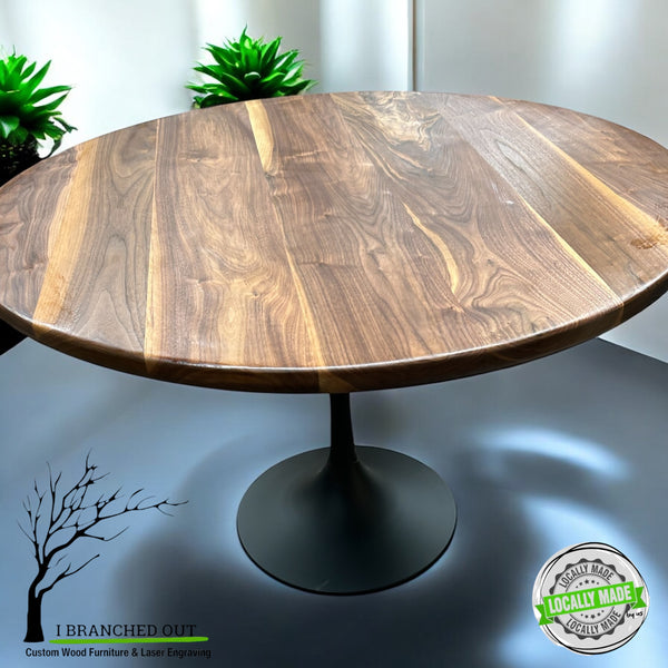 Ring of Walnut Dining Table - 46” diameter