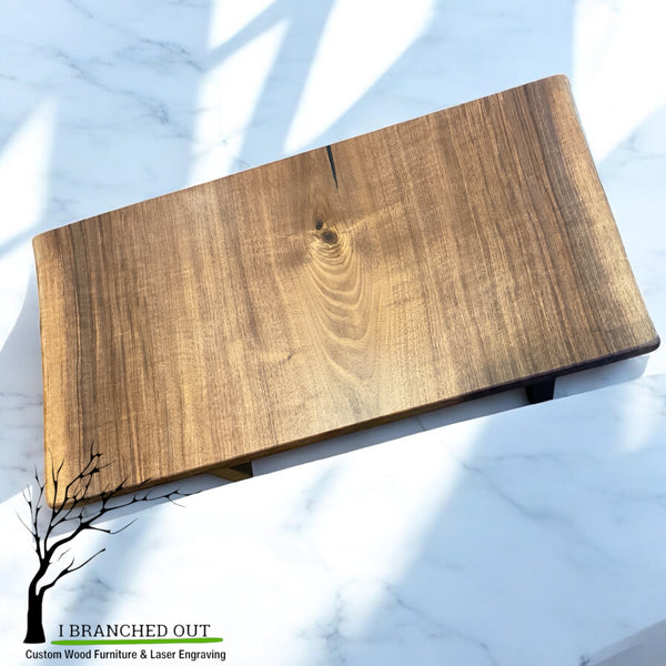 Striations of Walnut Coffee Table