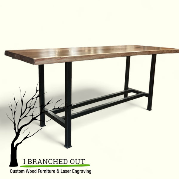 Monsterous Walnut High Top Table/Bar   - 9.25’