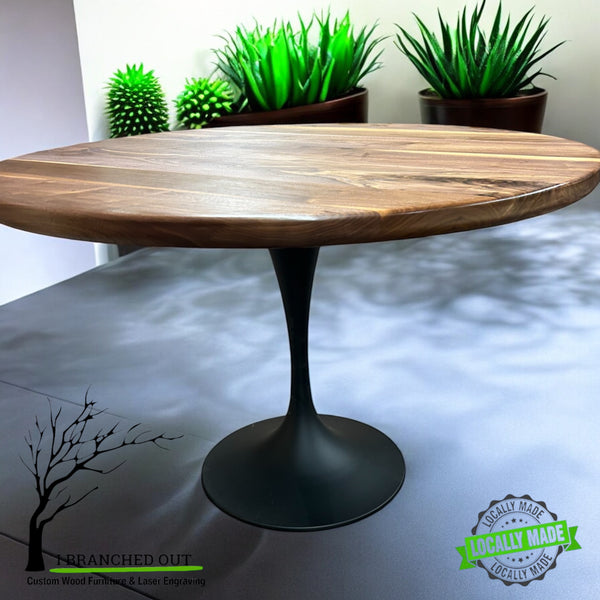 Ring of Walnut Dining Table - 46” diameter