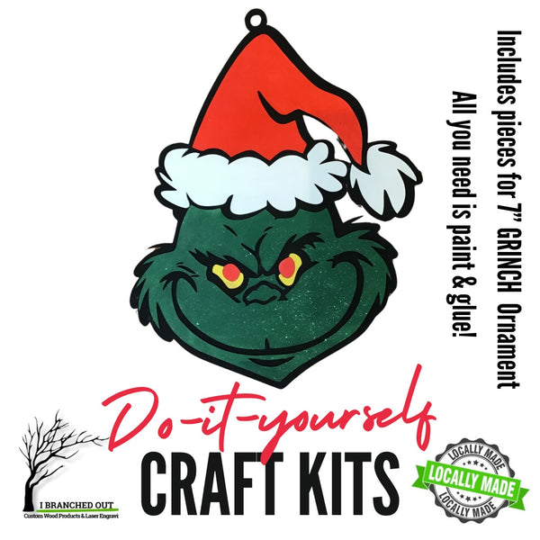 DO-IT- YOURSELF Sign Kit -GrinchOrnament