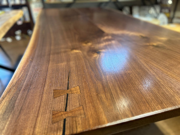 Walnut Ribbon Dining Table  - 7’ 4”