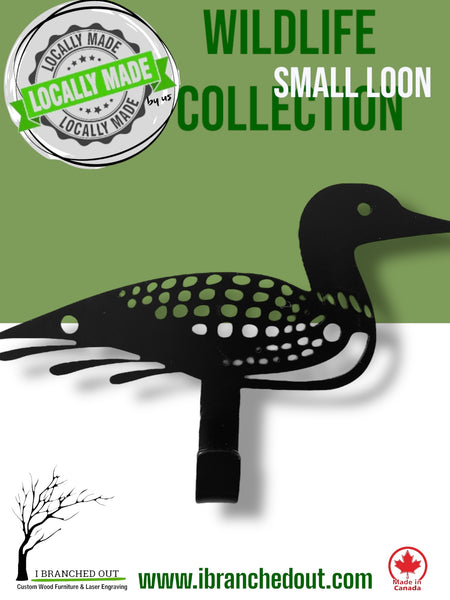 Locally Made Us Wildlife Hooks - Loon