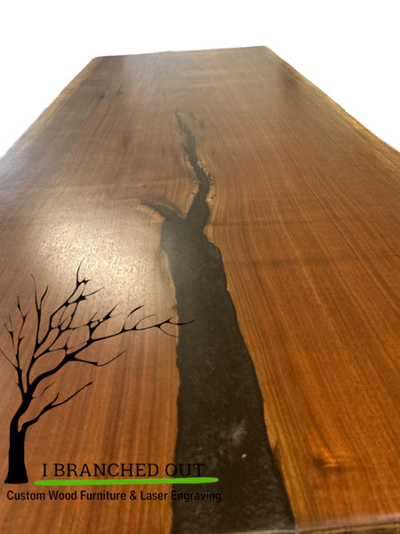 Monsterous Walnut High Top Table/Bar   - 9.25’