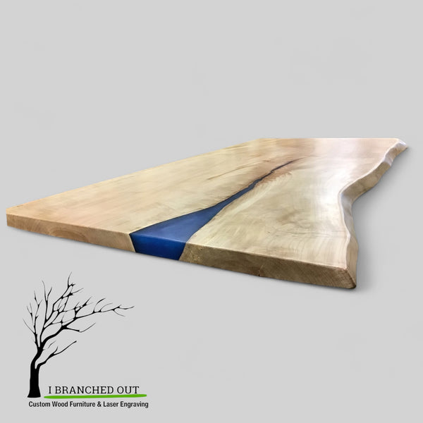 River of Blue Maple Coffee Table