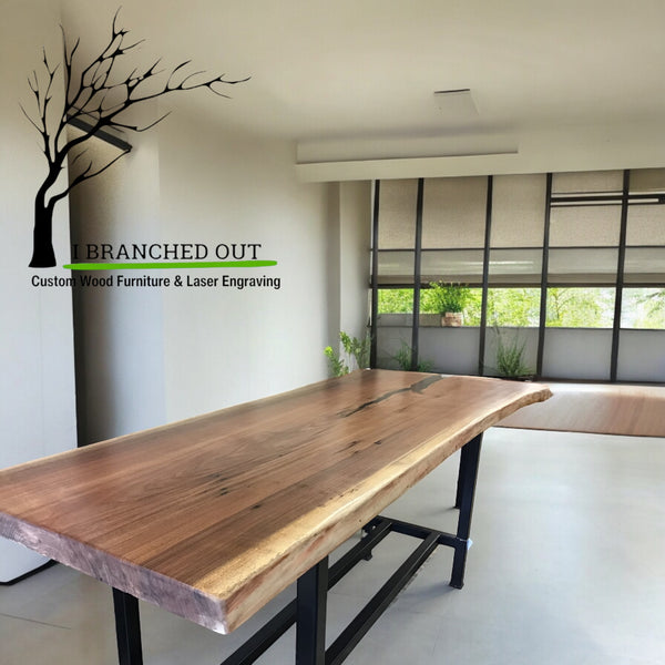 Monsterous Walnut High Top Table/Bar   - 9.25’