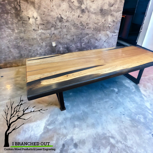 Full of Flavour Maple Coffee Tabe with Rootbeer Epoxy