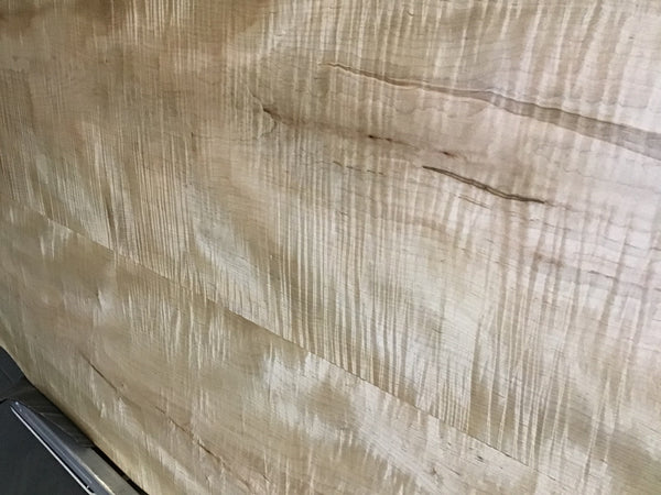 Shimmering Curly Maple Dining Table - 6.5’