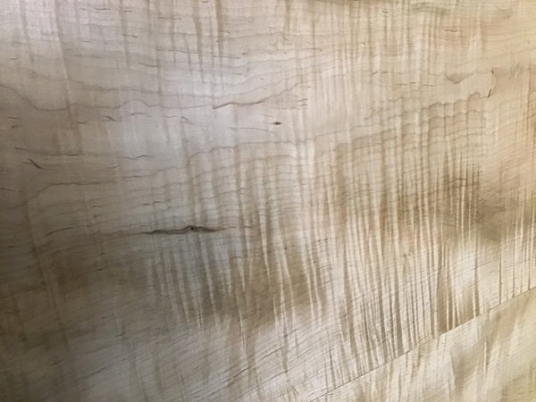 Shimmering Curly Maple Dining Table - 6.5’