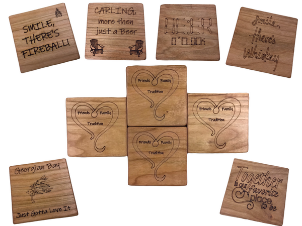 GIRLFRIEND’S WEEKEND Workshop - Make & Take Coasters - Set of 4