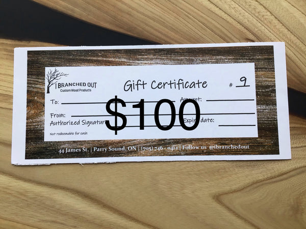 Gift Certificate