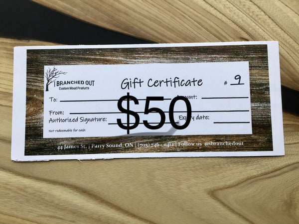 Gift Certificate