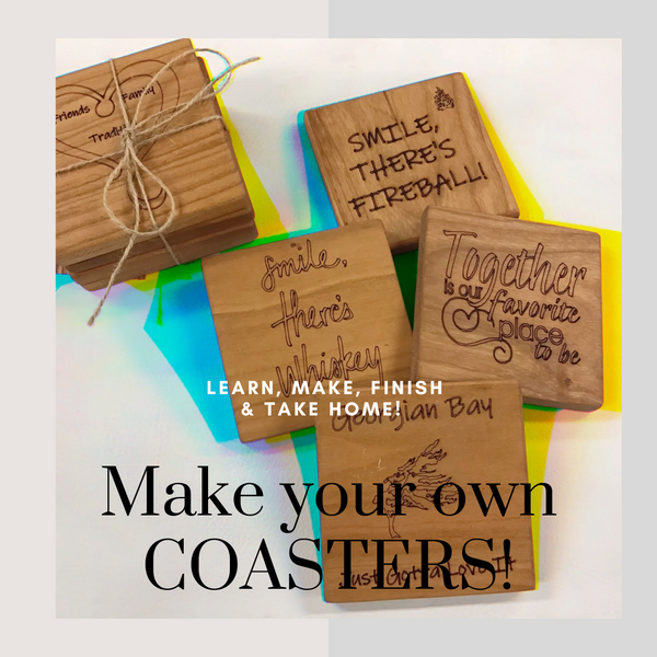 GIRLFRIEND’S WEEKEND Workshop - Make & Take Coasters - Set of 4