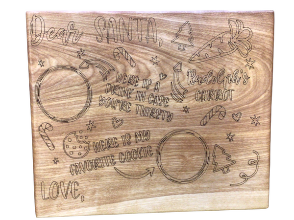 SANTA'S Milk & Cookie Board (and a little something for the reindeer too!)