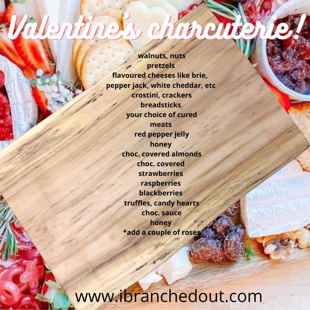 A twist on the traditional! A Valentine’s Day Charcuterie Board!