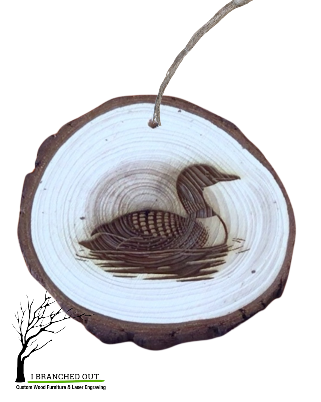 IBO - Round Ornament - Loon - 4”