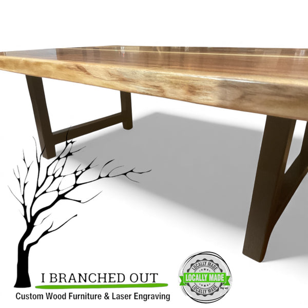 Golden Hues of Walnut Coffee Table