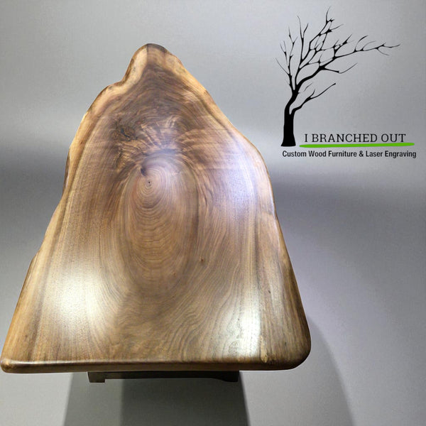 Pointed Walnut Coffee Table