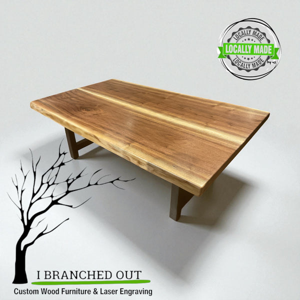 Golden Hues of Walnut Coffee Table