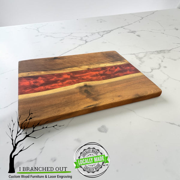 Ruby Red Epoxy Board