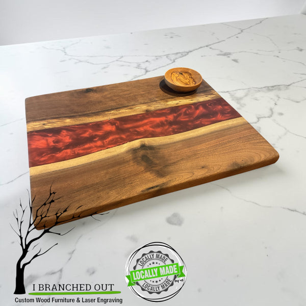 Ruby Red Epoxy Board