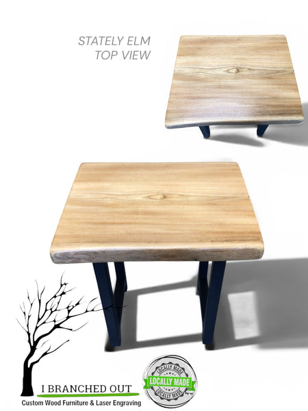 Stately Elm Side Table