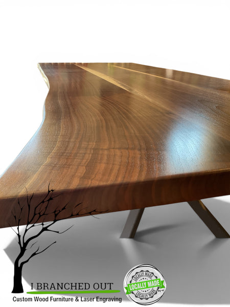 Buttery Walnut Dining Table - 8’