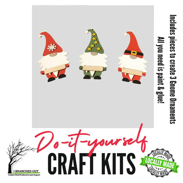 DO-IT- YOURSELF Sign Kit - Gnome Ornaments