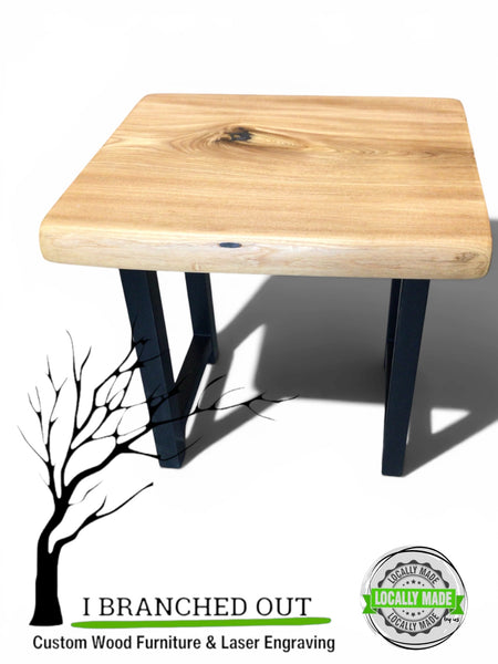 Burly Elm Side Table