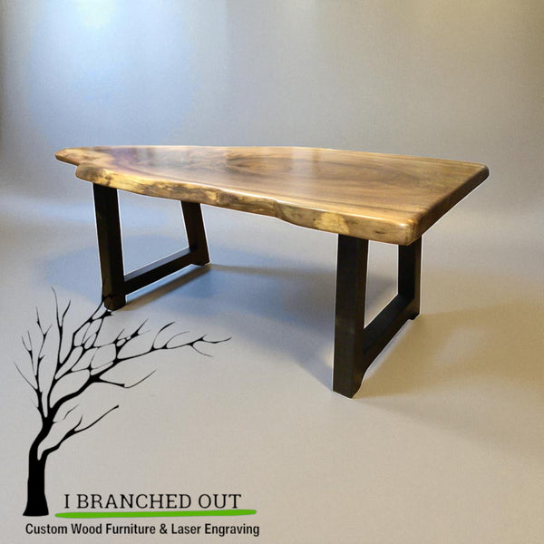Pointed Walnut Coffee Table