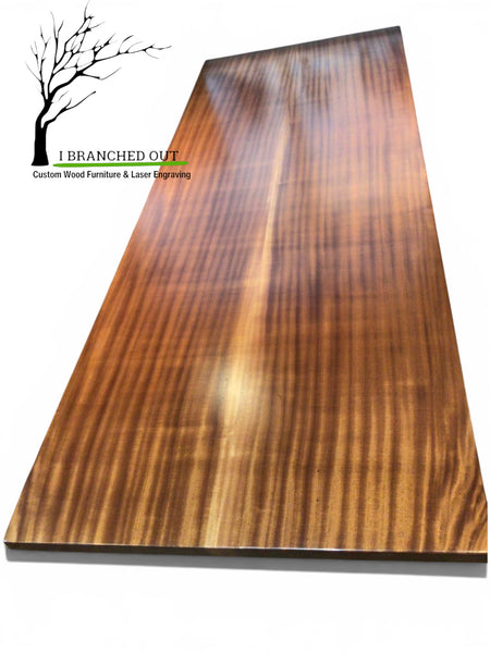 Iridescent Sapele Dining Table - 9.4’L