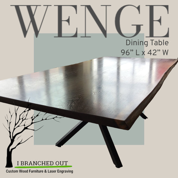 Wondrous Wenge Dining Table - 8’