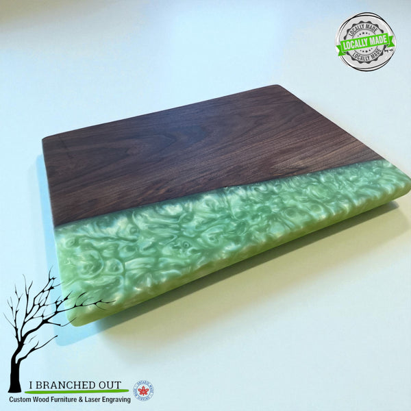 Seafoam Swirl Epoxy Board