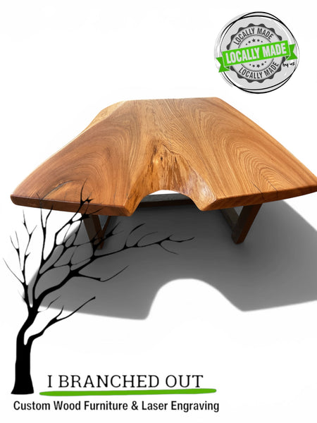 Dressed Up Elm Side Table