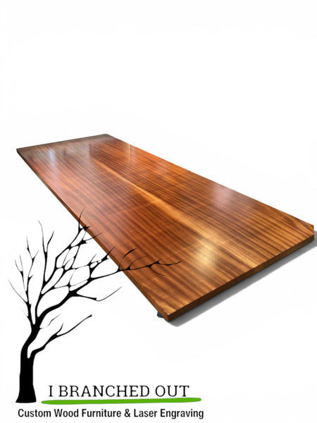 Iridescent Sapele Dining Table - 9.4’L