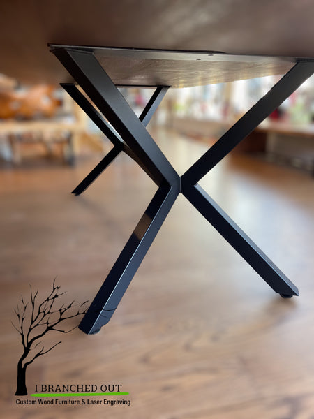 Iridescent Sapele Dining Table - 9.4’L