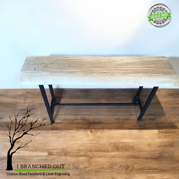 Maple Bliss Console Table - Live Edge
