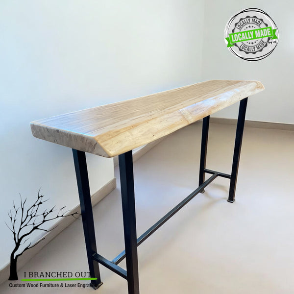 Maple Bliss 2.0 Console Table - Live Edge