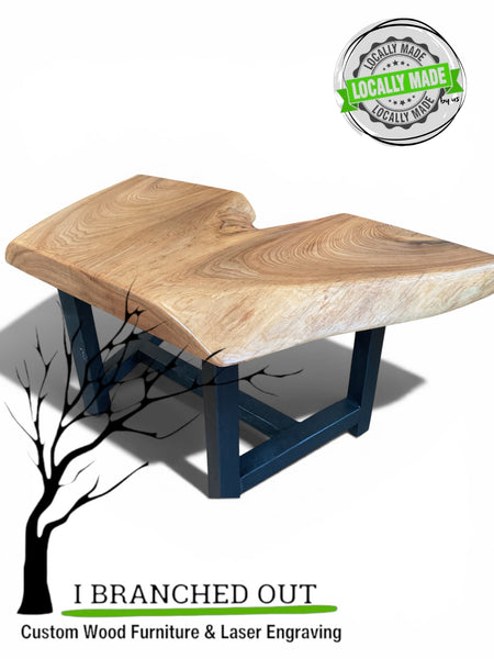 Dressed Up Elm Side Table