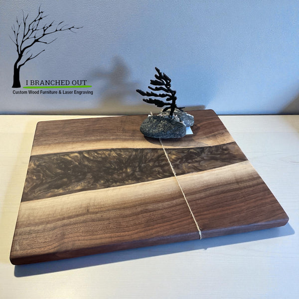 Espresso Swirl Epoxy Board