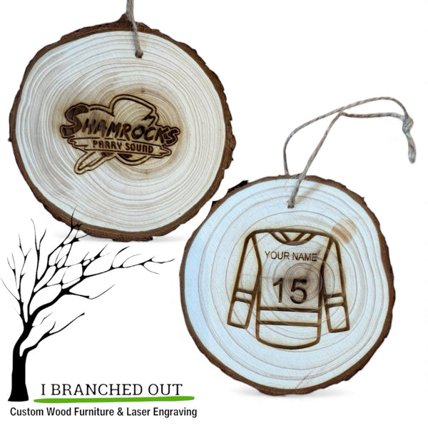 IBO - Round Ornament - Shamrock Ornament  - Personalized - 4”