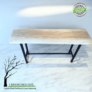 Maple Bliss 2.0 Console Table - Live Edge