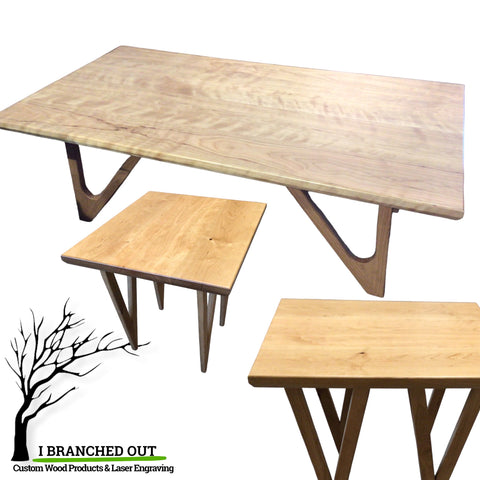Modern Cherry Set - Coffee Table/2 Side Tables