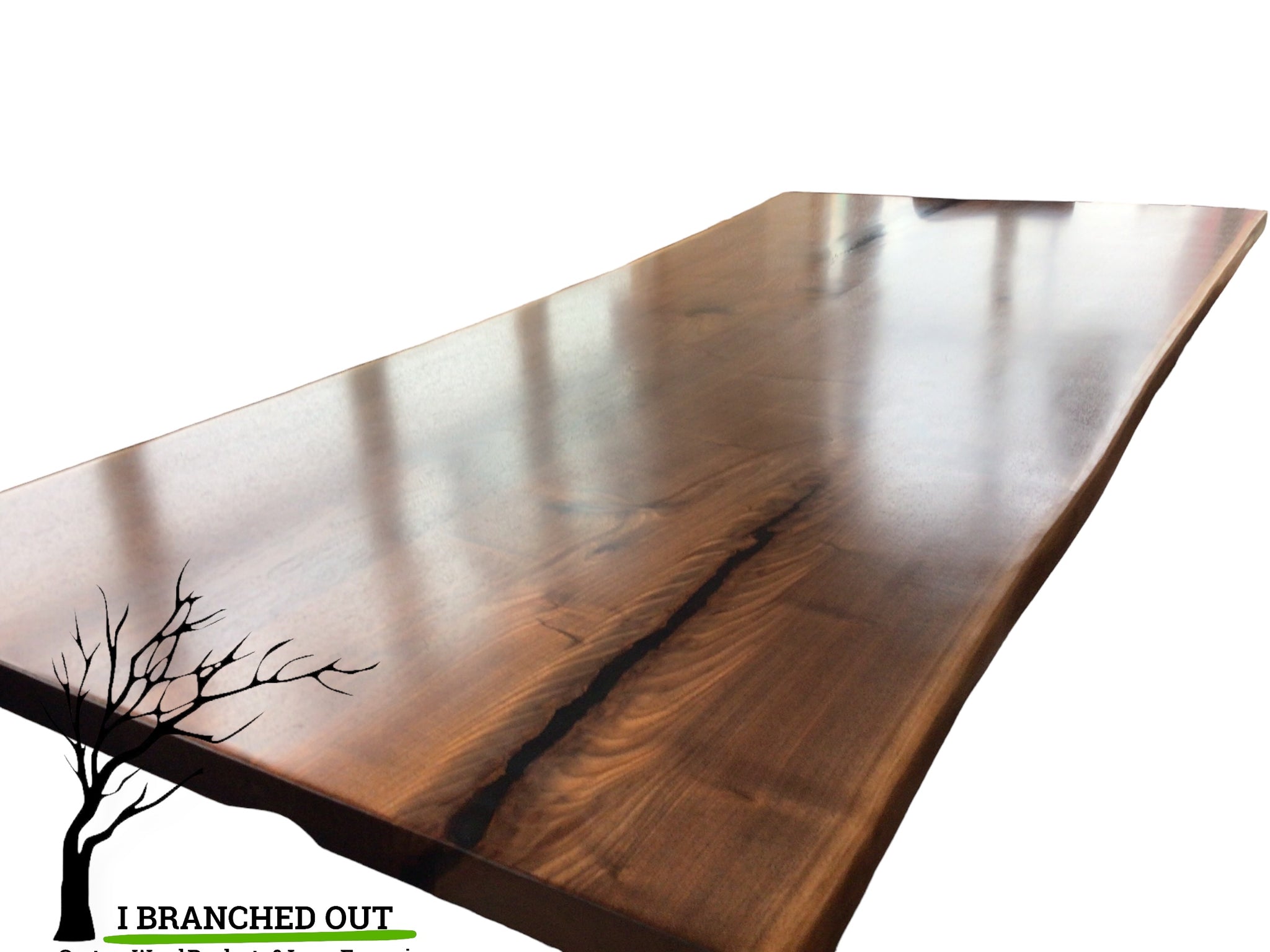 Slices of Walnut Dining Table - 8’