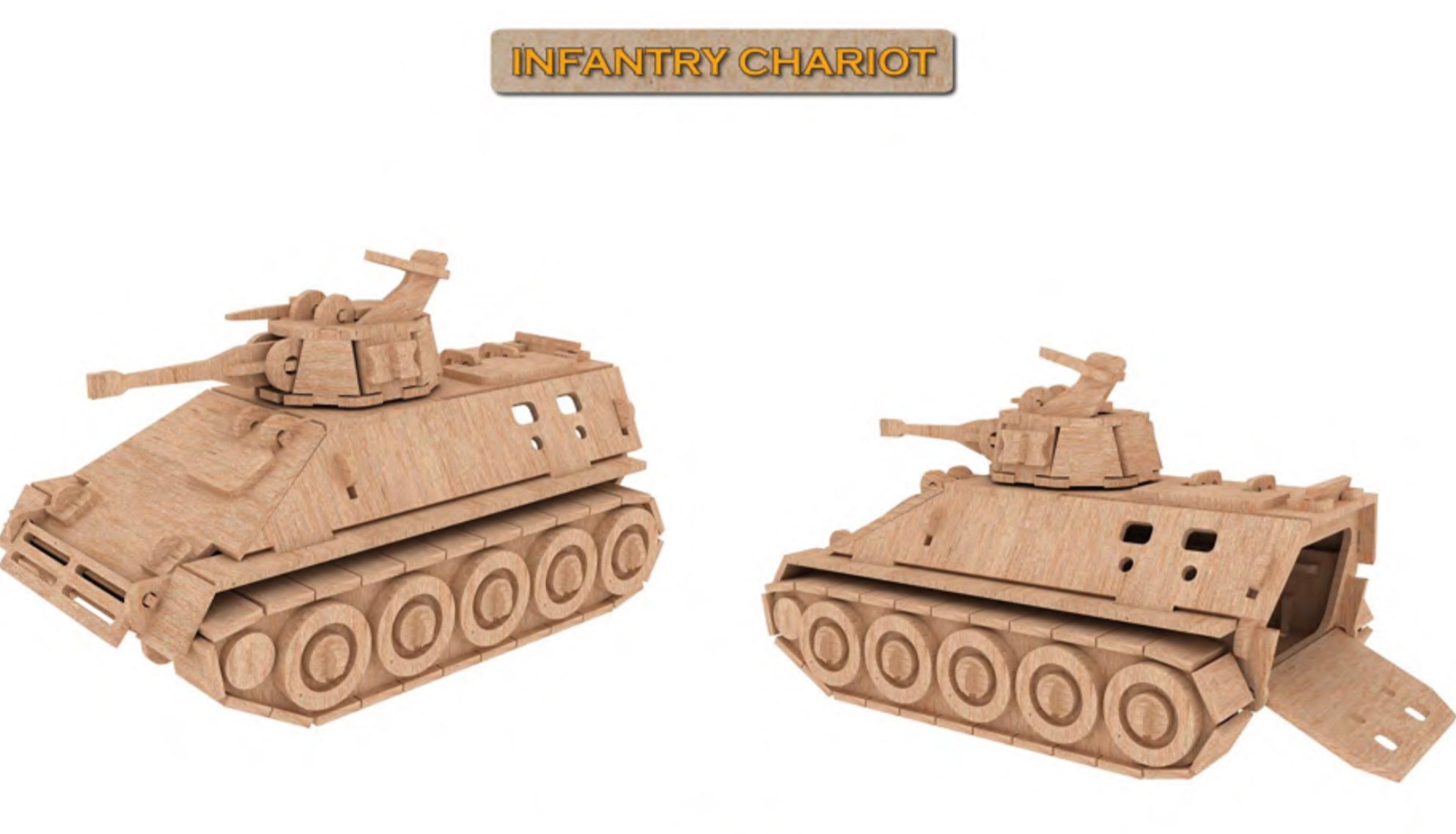 3D Puzzle, Vehicle Collection - Infantry Chariot