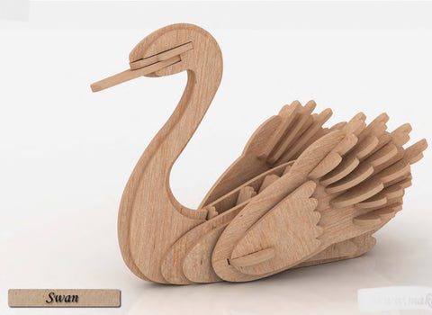 3D Puzzle- Swan