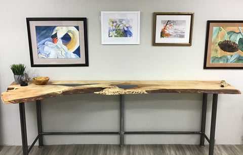 One of a Kind Live Edge Bar