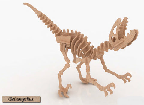 3D Puzzle- Dinosaur Collection: Deinonychus